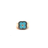 Ringe Lucos Dame in Silber Pasta di turchese ES 916-TURCHESE - ES 916-TURCHESE